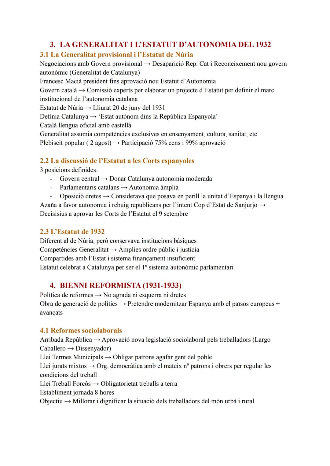 LA II REPÚBLICA I LA CATALUNYA AUTÒNOMA
(1931-1936)
1. PER QUÈ UNES ELECCIONS MUNICIPALS VAN DUR LA
REPÚBLICA?
12 abril 1931 →→ Resultats el