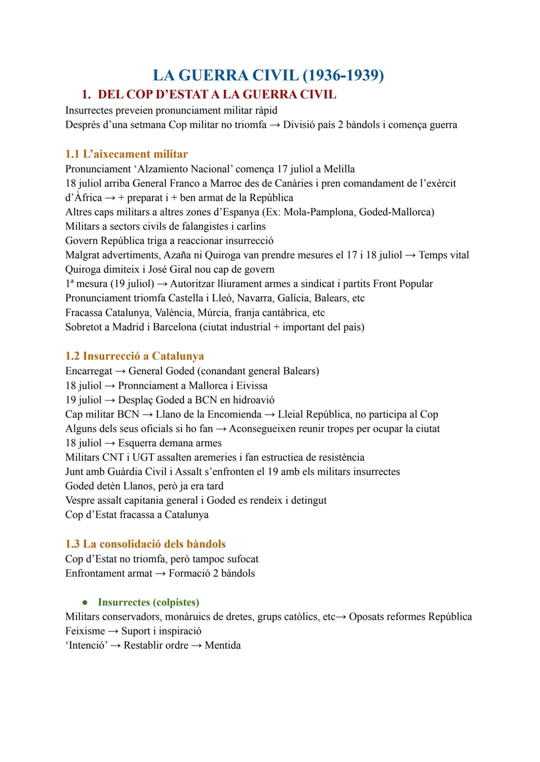 LA II REPÚBLICA I LA CATALUNYA AUTÒNOMA
(1931-1936)
1. PER QUÈ UNES ELECCIONS MUNICIPALS VAN DUR LA
REPÚBLICA?
12 abril 1931 →→ Resultats el