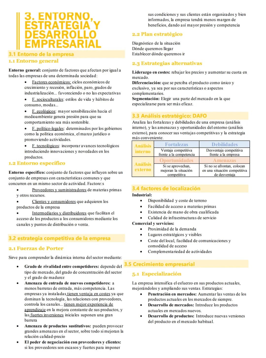 1. PAPEL DE LA
EMPRESA EN LA
ECONOMÍA
1.1 Visión panorámica de la empresa
Factores de producción:
Trabajo: aportación física e intelectual d