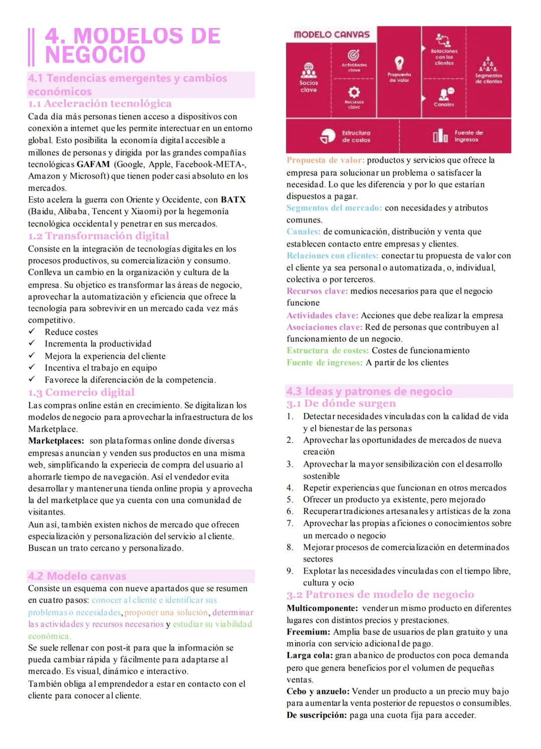 1. PAPEL DE LA
EMPRESA EN LA
ECONOMÍA
1.1 Visión panorámica de la empresa
Factores de producción:
Trabajo: aportación física e intelectual d