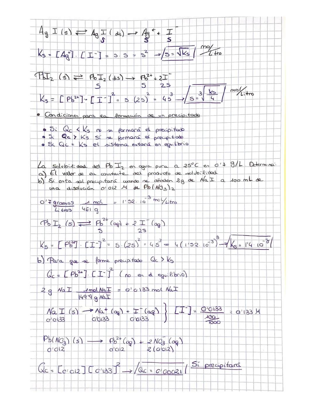# Equilibrios de Solubilidad

Reacciones
de
precipitación

Concepto de solubilidad (5)

La solubilidad no es la misma para todos los compues