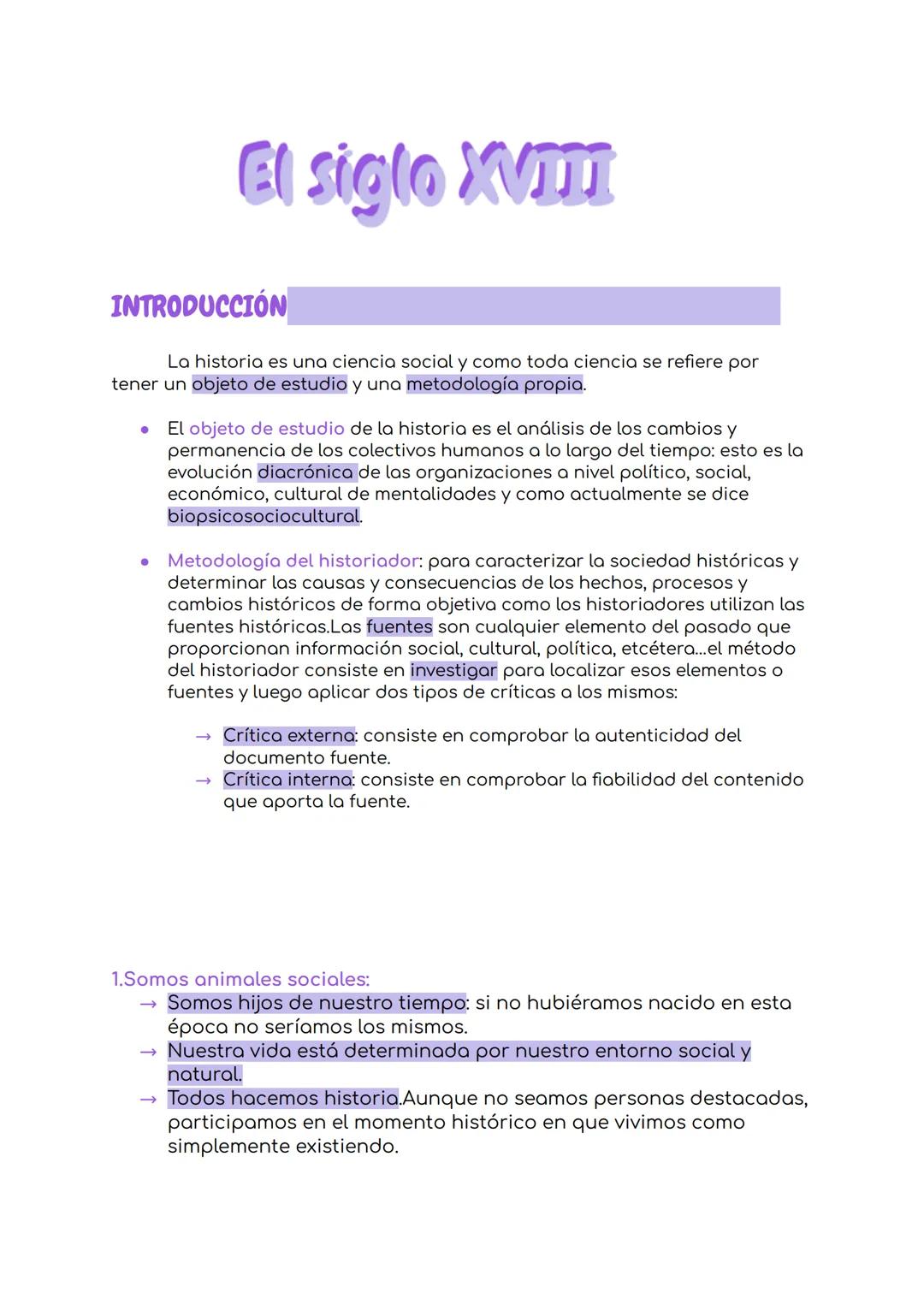 El siglo XVII
INTRODUCCIÓN
La historia es una ciencia social y como toda ciencia se refiere por
tener un objeto de estudio y una metodología