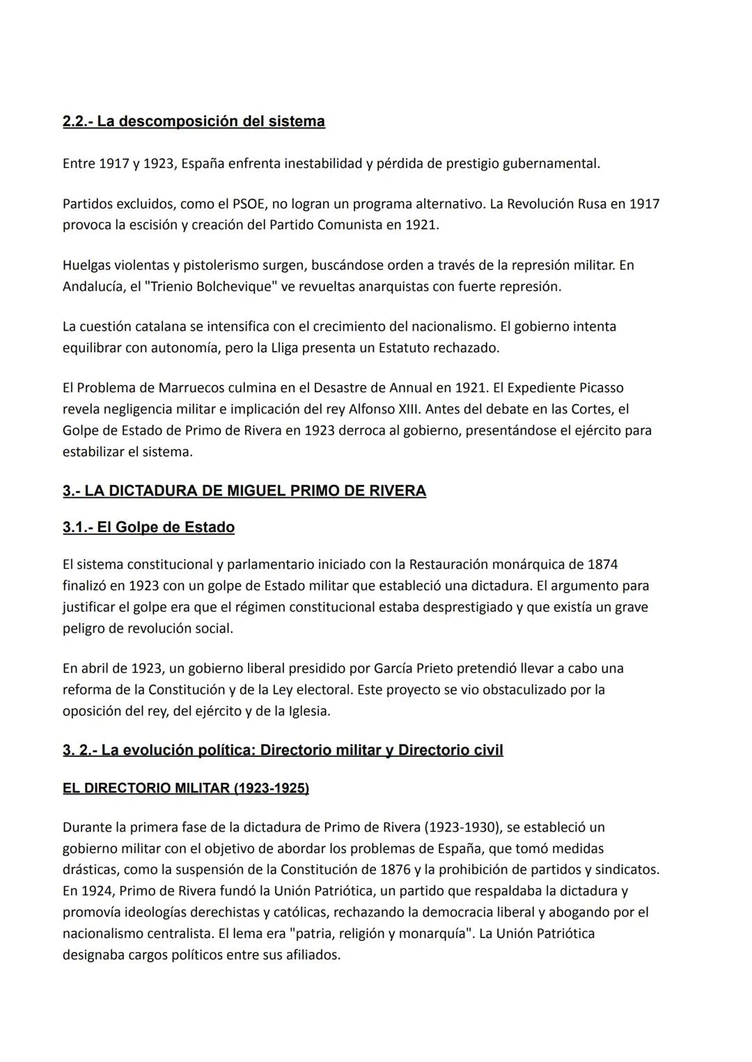 TEMA 9:
La crisis de la Restauración y la caída de la monarquía borbónica: El reinado de Alfonso XIII
(1902-1931)

ÍNDICE
0.- INTRODUCCIÓN

