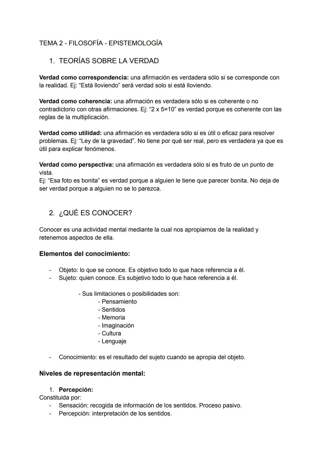 Introducción a la Epistemología - Filosofía para Bachillerato
