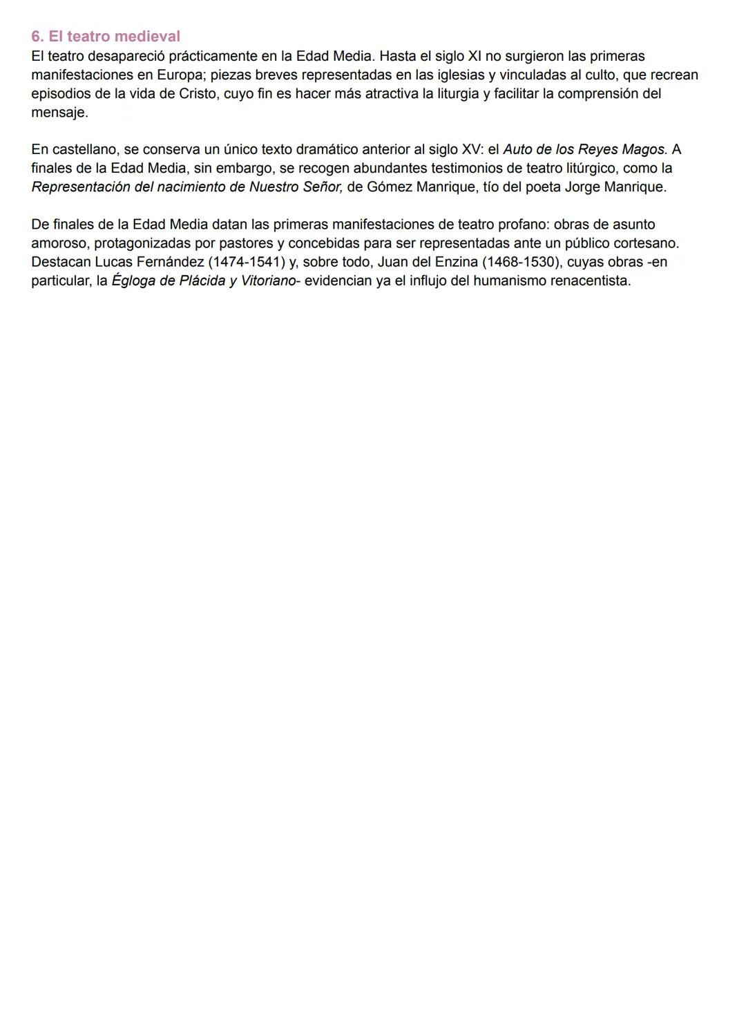 TEMA 13: LA PROSA Y EL TEATRO EN LA EDAD MEDIA
1. Los orígenes de la prosa castellana
En todas las tradiciones literarias, los textos en ver