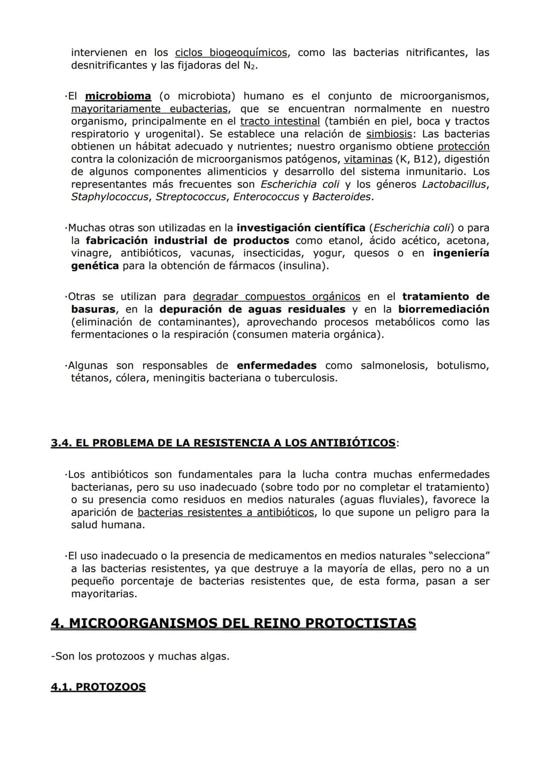 MICROBIOLOGÍA. BIOTECNOLOGÍA.
-MICROBIOLOGÍA-
-Un microorganismo es un ser vivo solo observable al microscopio. Es un concepto sin
implicaci