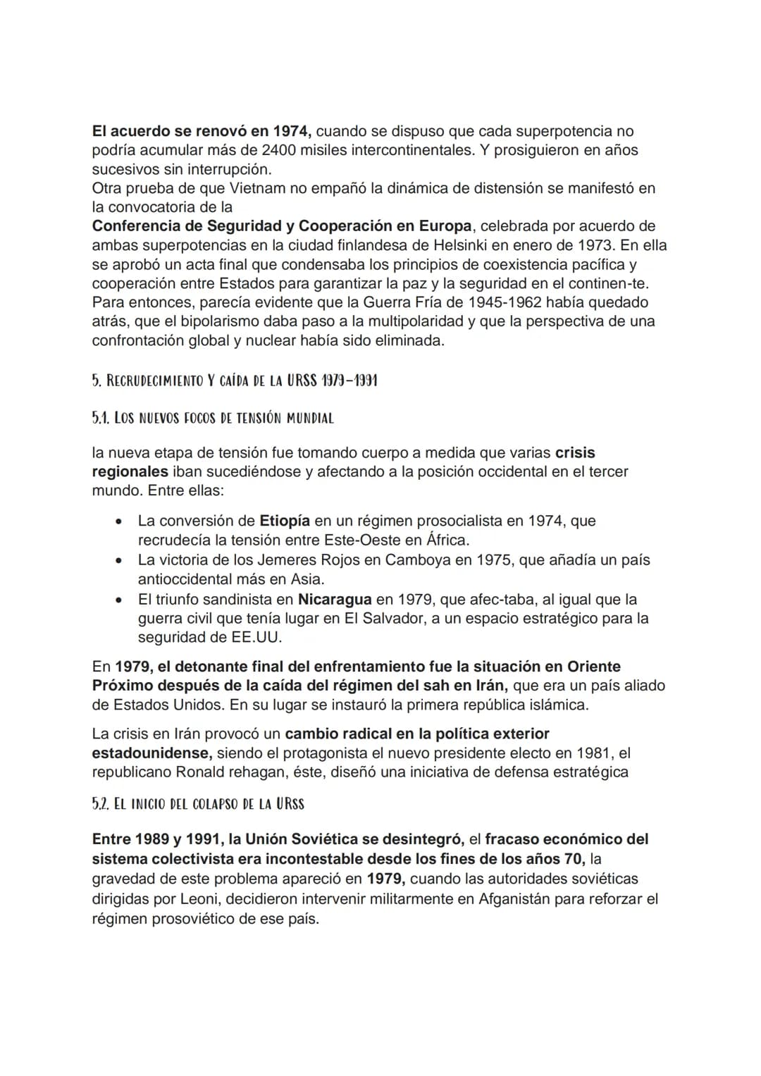 13.LA GUERRA FRIA
1.CARACTERISTICAS Y ETAPAS DE LA GUERRA FRÍA
La Guerra Fría abarca un período en el que las relaciones internacionales se
