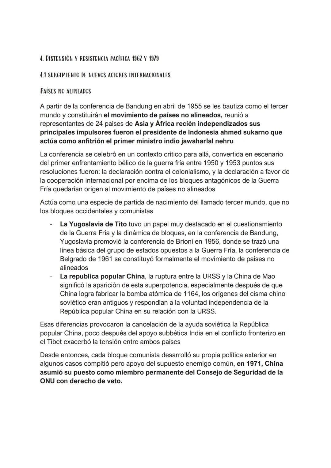 13.LA GUERRA FRIA
1.CARACTERISTICAS Y ETAPAS DE LA GUERRA FRÍA
La Guerra Fría abarca un período en el que las relaciones internacionales se
