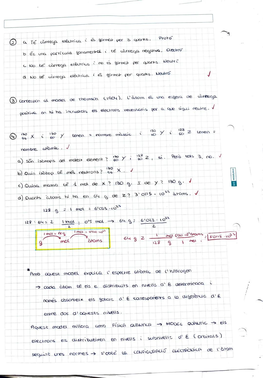 D
C
MIQUELRIUS
MIQUELRIUS
simbol
35Ci
to Ti
22
208
³Pb²+
82
Tota
19
a
36
12
нд
31 p³.
1. Els àtoms
ELEMENTS i TAULA PERIODICA
17
3 tipus:
22