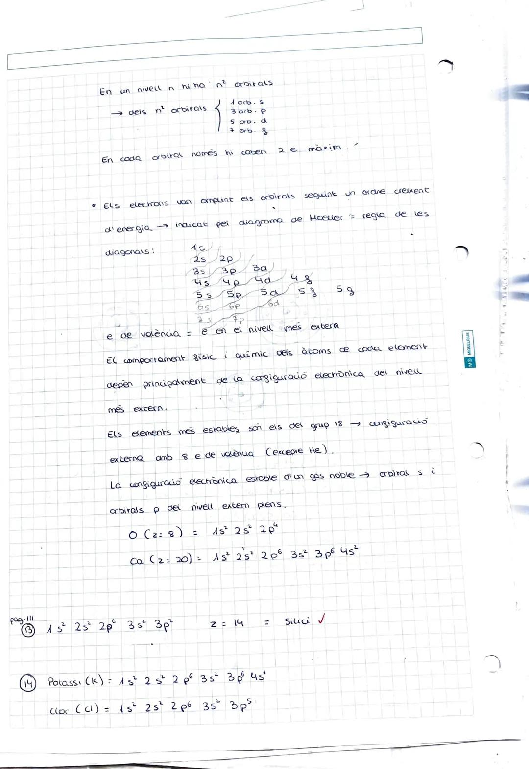 D
C
MIQUELRIUS
MIQUELRIUS
simbol
35Ci
to Ti
22
208
³Pb²+
82
Tota
19
a
36
12
нд
31 p³.
1. Els àtoms
ELEMENTS i TAULA PERIODICA
17
3 tipus:
22
