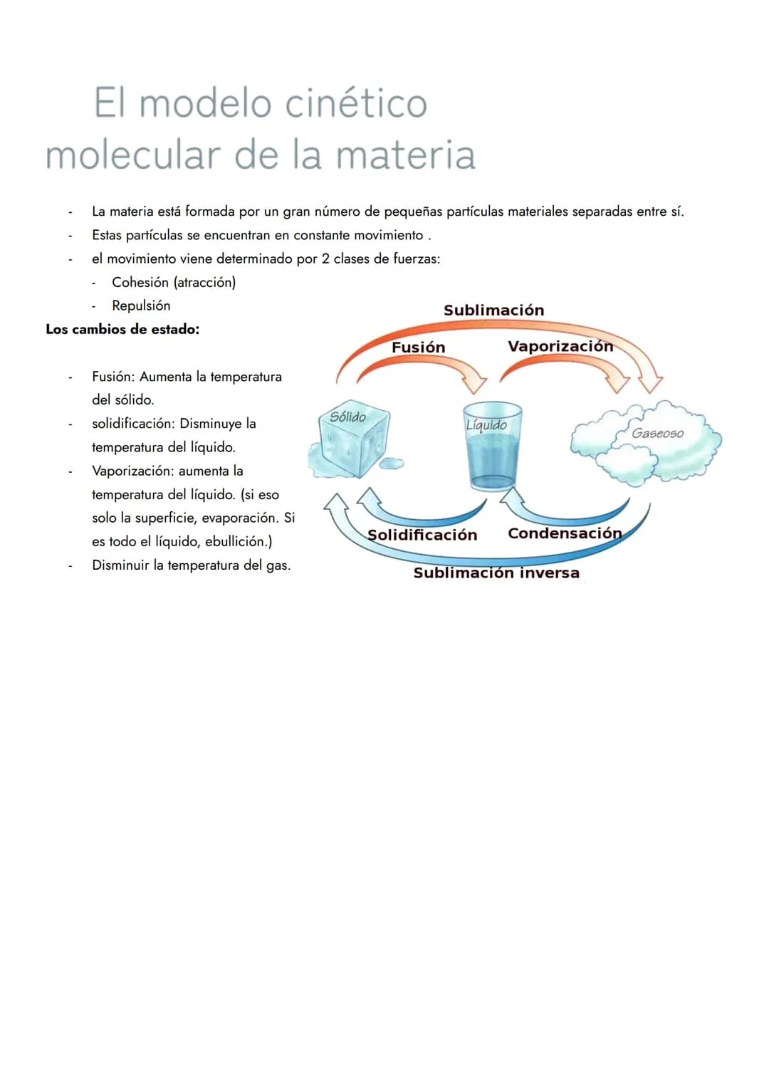 Definición
Definimos la materia como todo aquello que tiene masa y ocupa un lugar en el espacio.
El sistema material: Porción específica de 