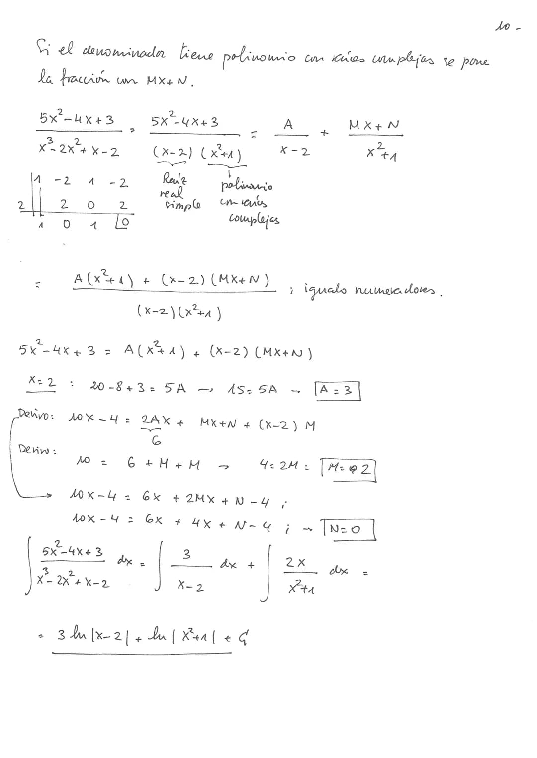 # INTEGRALES INDEFİMDAS

Cuando la integral que se tiene que calcular no se corresponde con
ninguna de la tabla de las integrales inmediatas
