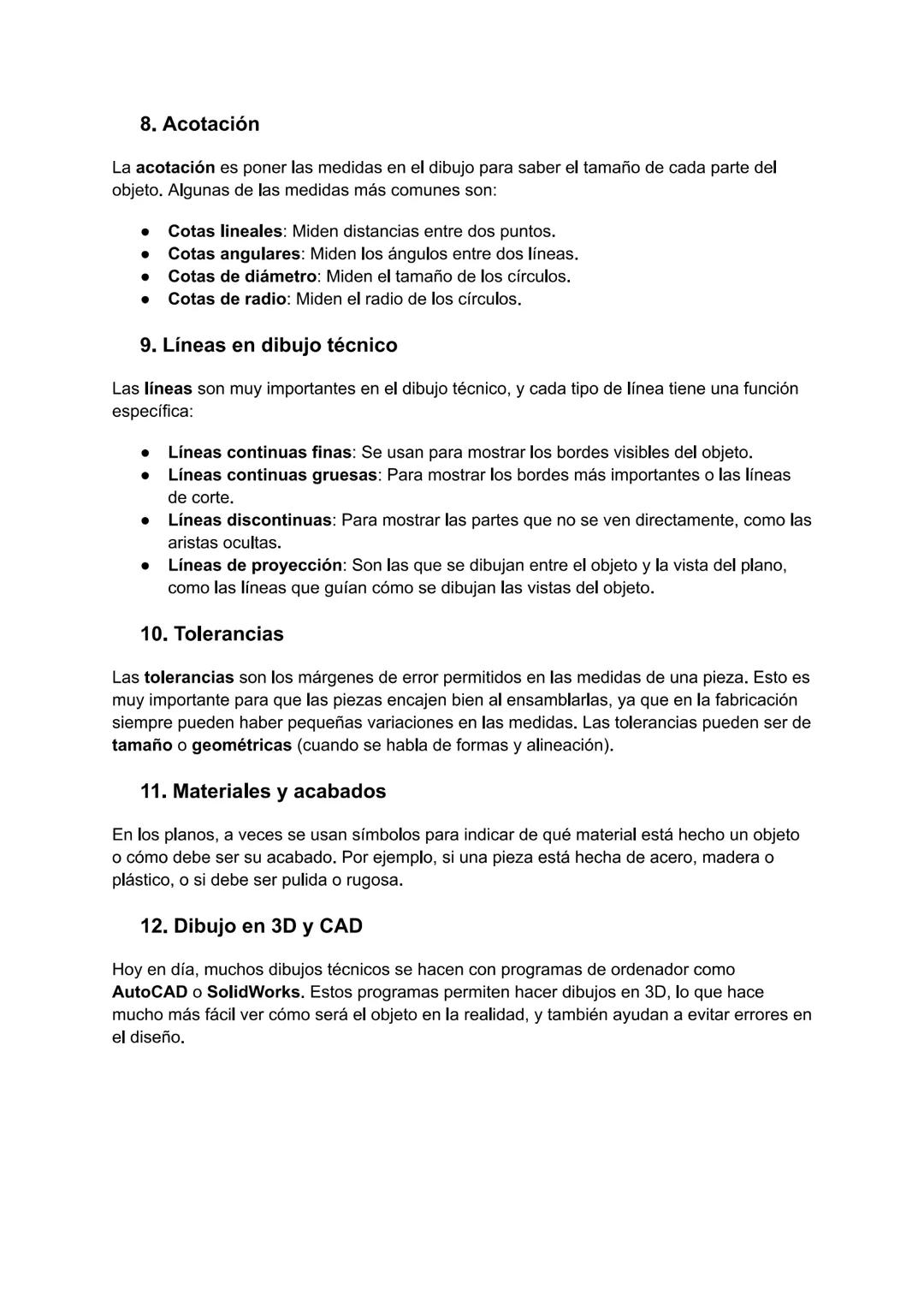 # 1. Qué es el dibujo técnico

El dibujo técnico es una forma de dibujar que se usa para representar objetos, proyectos o
ideas de manera mu