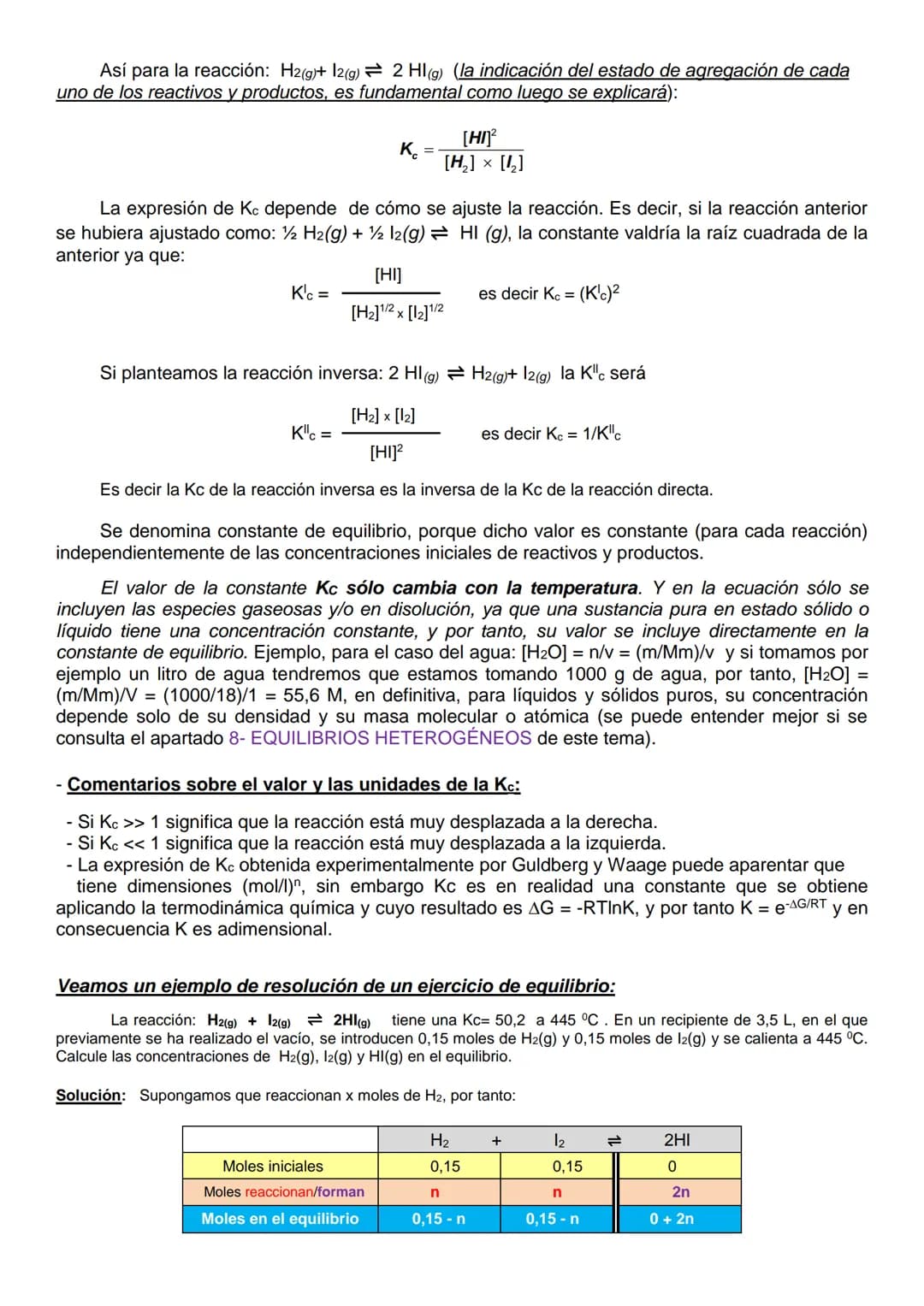 1-INTRODUCCIÓN.
Hasta ahora hemos estudiado las reacciones químicas en un solo sentido, tal como una
reacción aA + bB cC + dD, en donde A B 