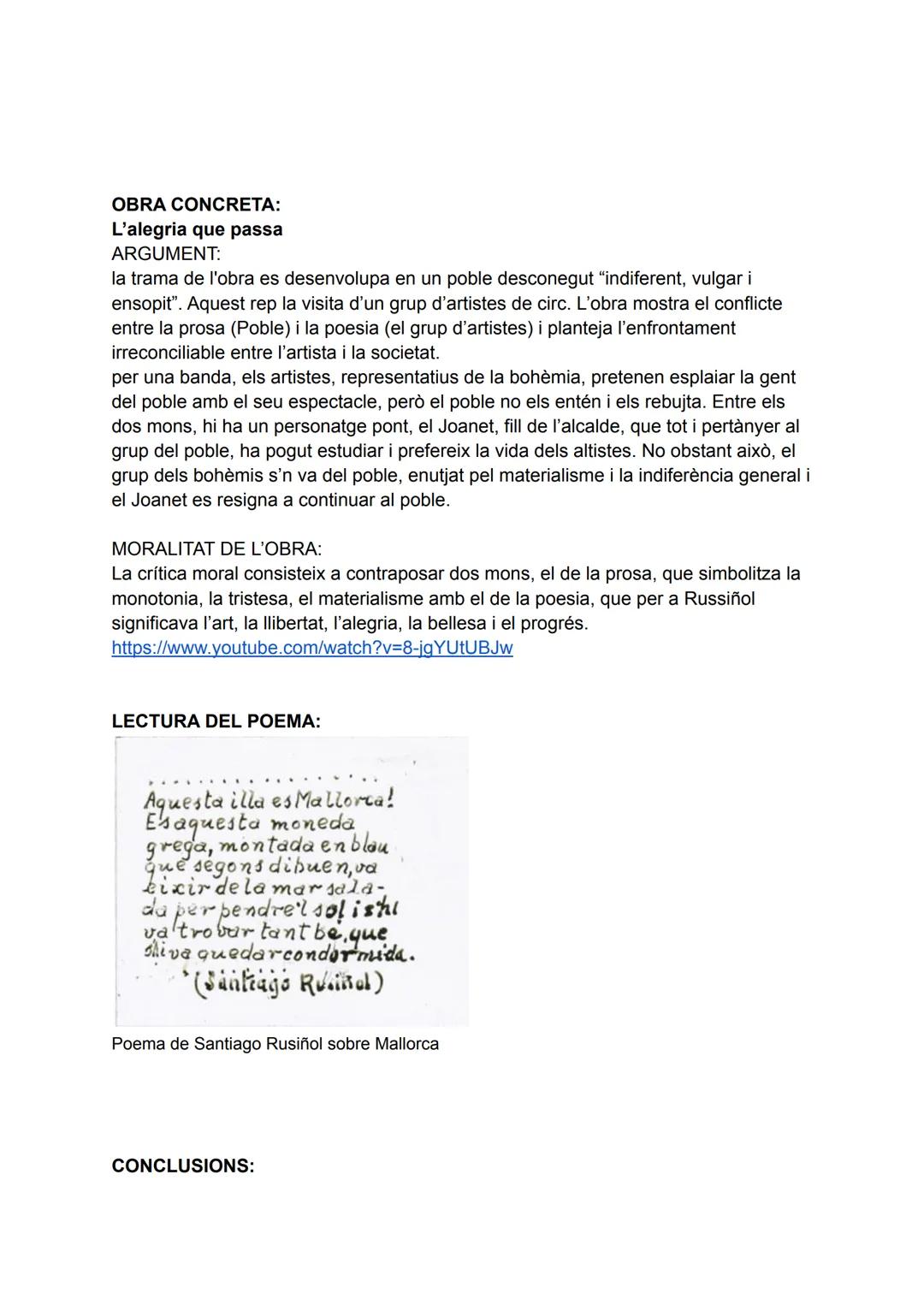 BIOGRAFIA:
Pintor i escriptor modernista espanyol, nascut a Barcelona el 25 de febrer de 1861 i
mort a Aranjuez (Madrid) el 13 de juny de 19