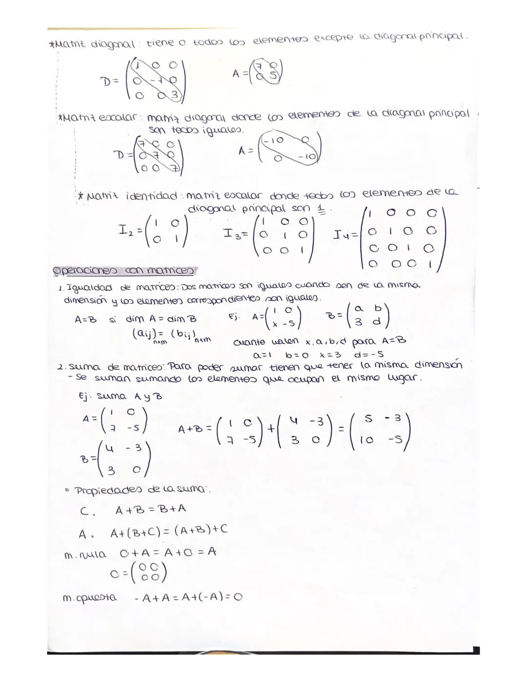 tema 1. matrices
Definición de matriz
Una matr't de dimension nxm (n = Filas ; m = columnas) es un conjunto dispuesto
de nos
en n filas y m 