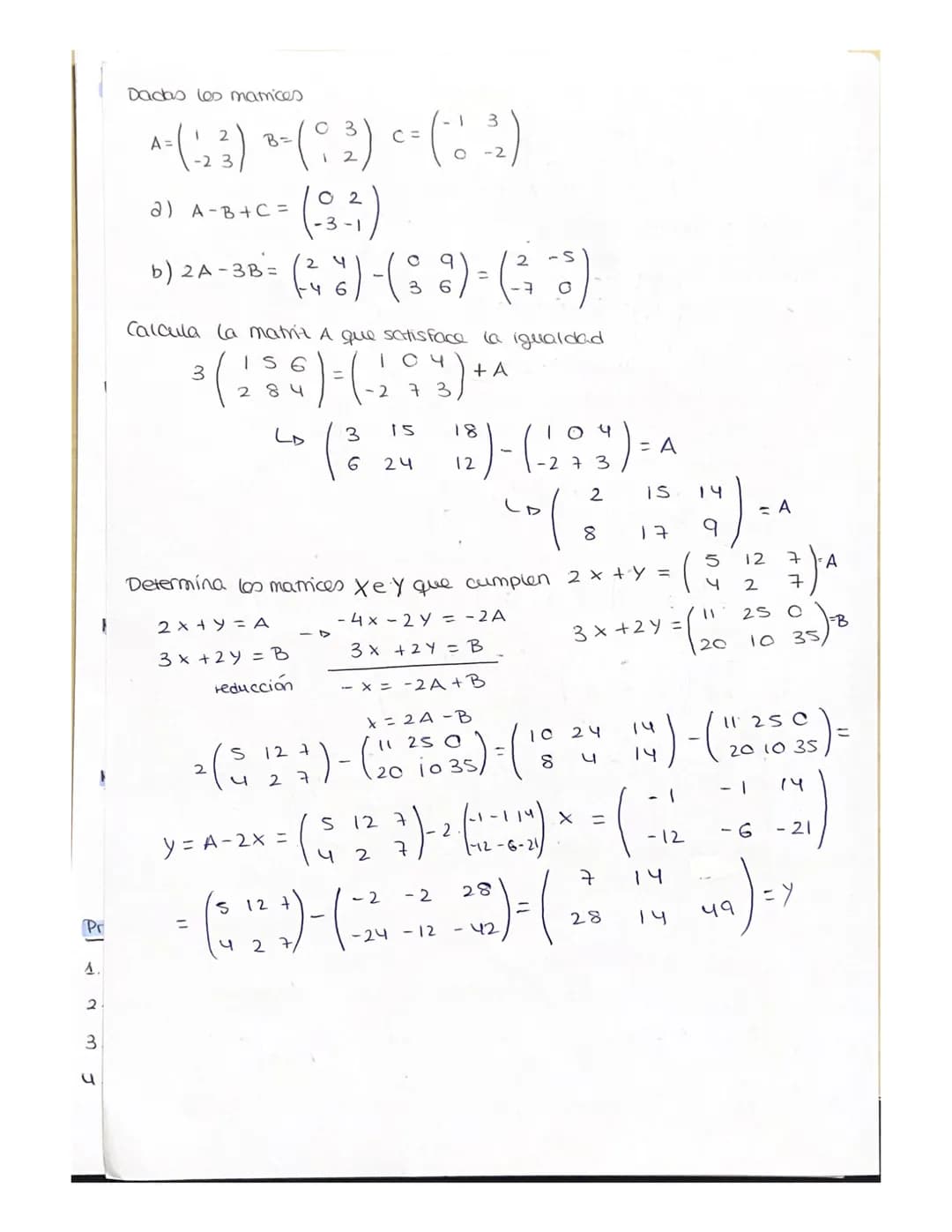 tema 1. matrices
Definición de matriz
Una matr't de dimension nxm (n = Filas ; m = columnas) es un conjunto dispuesto
de nos
en n filas y m 