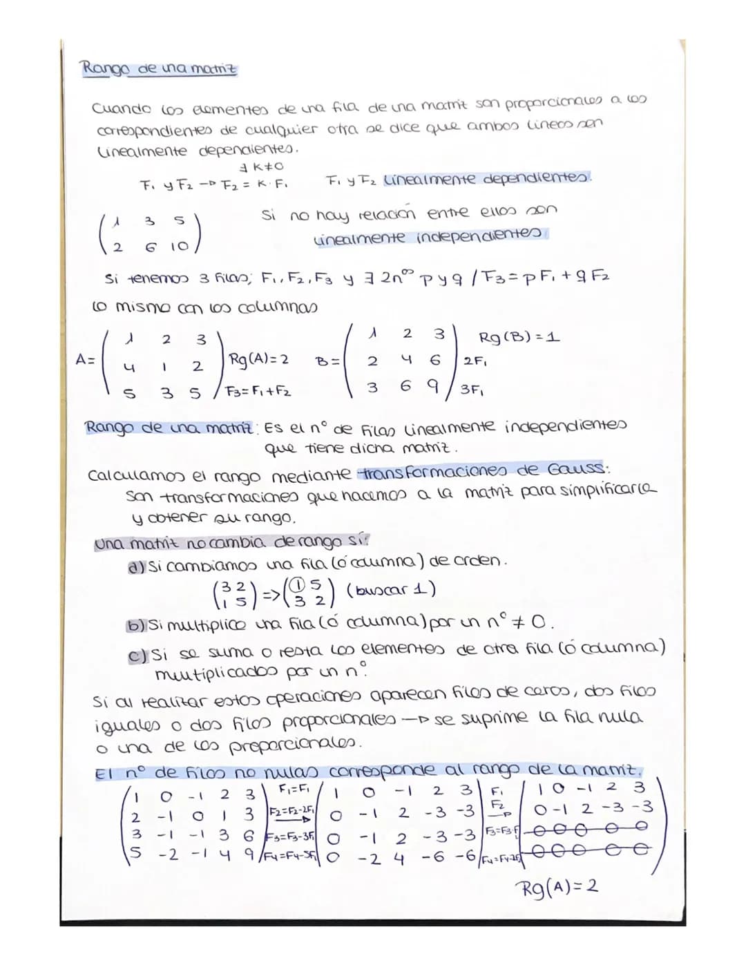 tema 1. matrices
Definición de matriz
Una matr't de dimension nxm (n = Filas ; m = columnas) es un conjunto dispuesto
de nos
en n filas y m 