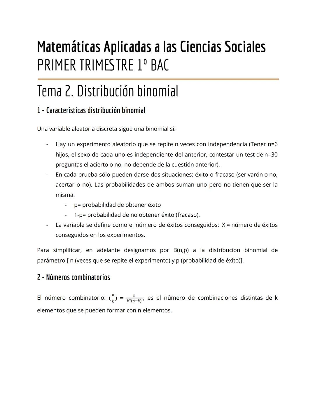 Guía Práctica sobre la Distribución Binomial