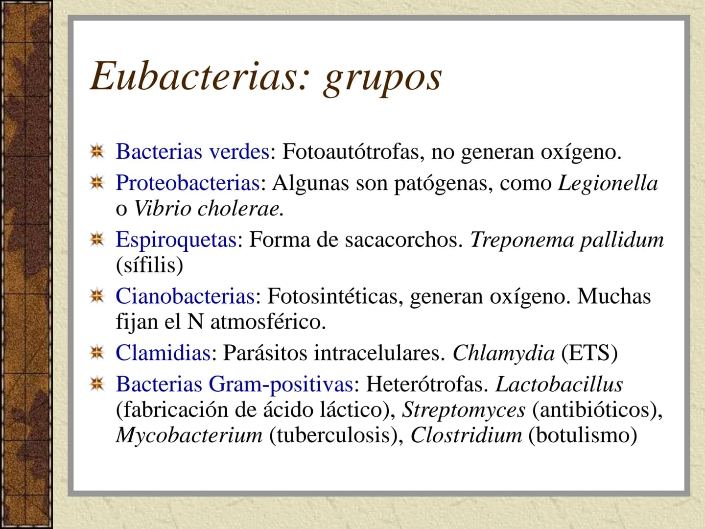 TEMA 3:
LA CLASIFICACIÓN DE
LOS SERES VIVOS (I). La taxonomía
Ciencia que se ocupa de la clasificación de los seres vivos que
presentan seme