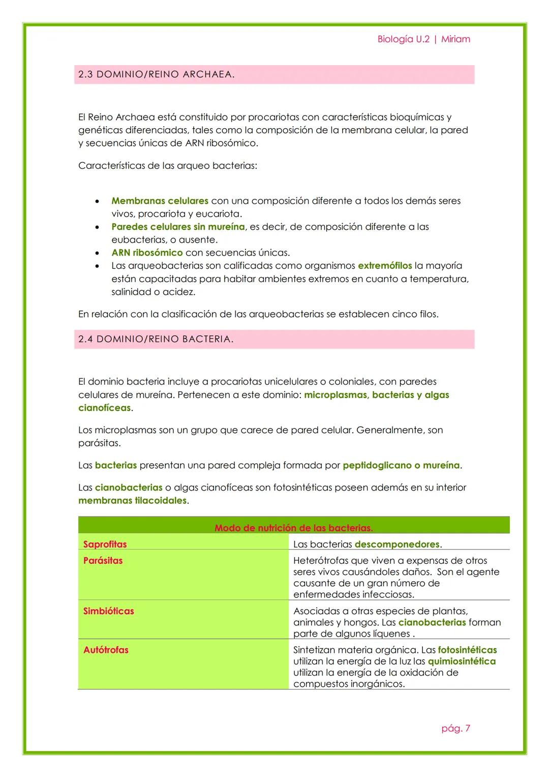 Biología U.2 | Miriam
EVOLUCIÓN Y CLASIFICACIÓN
DE LOS SERES VIVOS
UNIDAD 1
pág. 1 1. EVOLUCIÓN DE LA BIODIVERSIDAD.
Biología U.2 | Miriam
E