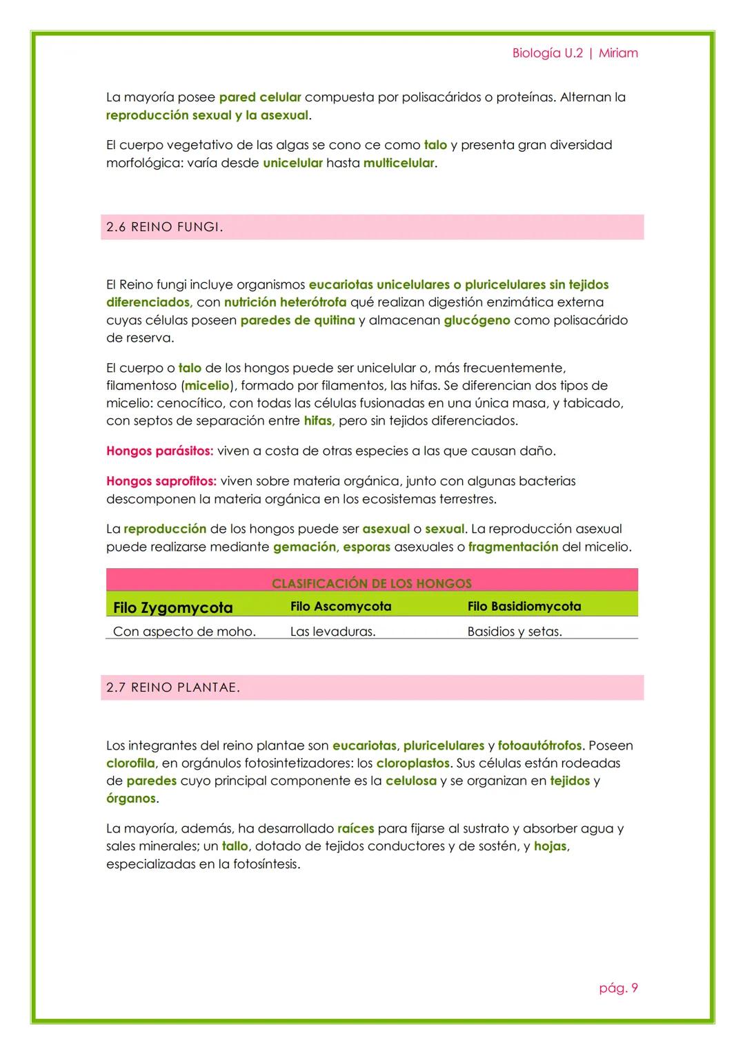 Biología U.2 | Miriam
EVOLUCIÓN Y CLASIFICACIÓN
DE LOS SERES VIVOS
UNIDAD 1
pág. 1 1. EVOLUCIÓN DE LA BIODIVERSIDAD.
Biología U.2 | Miriam
E