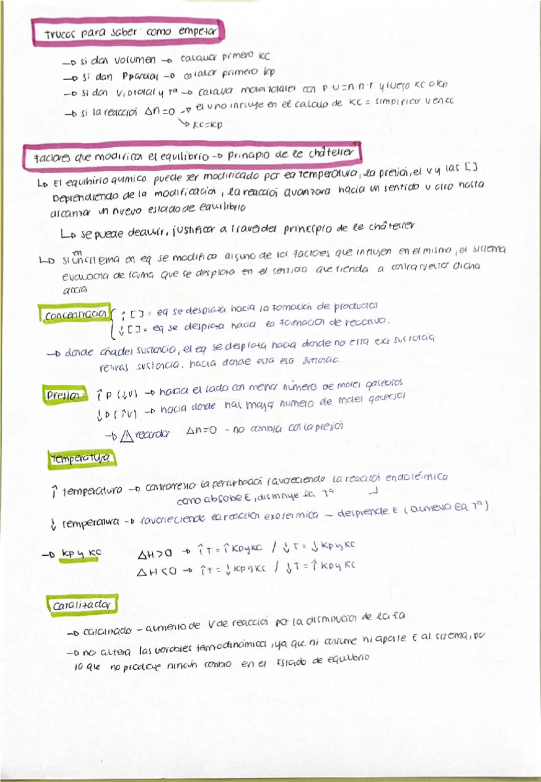--- OCR Start ---
trucos para saber como empetor
- si dan volumen → calcular primero KC
- si dan Pparcial → o calcular primero kp
- si dan V