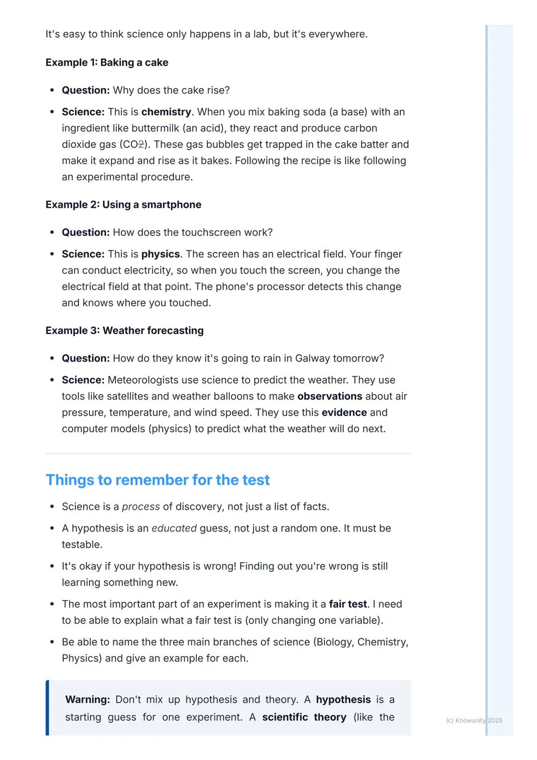 # What is Science?

## An introduction to science

Science is basically the study of the world around us. It's a way of learning
about every