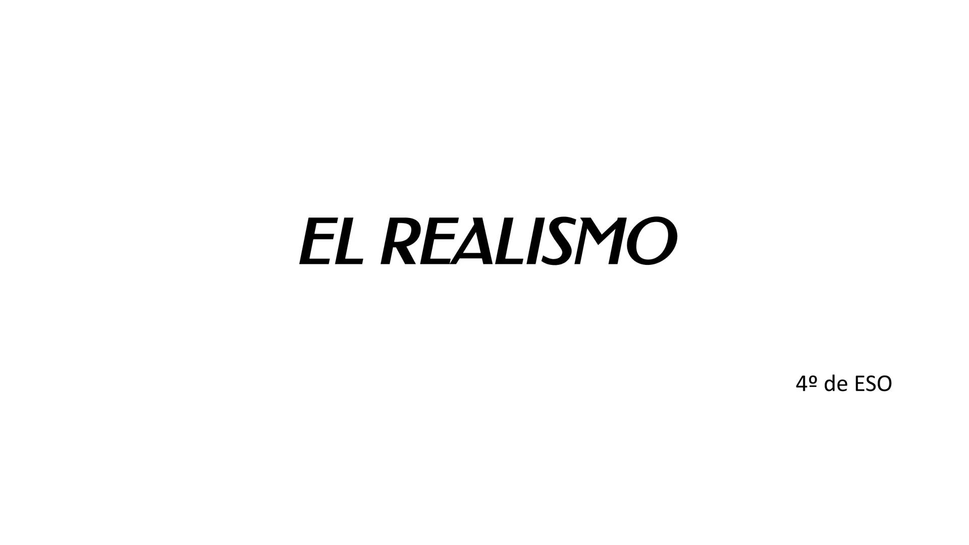 
<p>El realismo es un movimiento artístico europeo predominante en la segunda mitad del siglo XIX que se caracteriza por la búsqueda de la o
