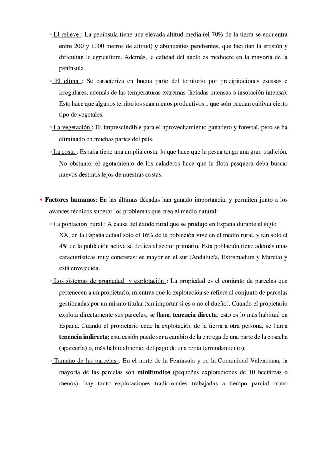 1. ESPACIO RURAL, SECTOR PRIMARIO Y SUS CONDICIONANTES
1.1. ¿Qué es el espacio rural?
Llamamos espacio rural al territorio no urbanizado, qu