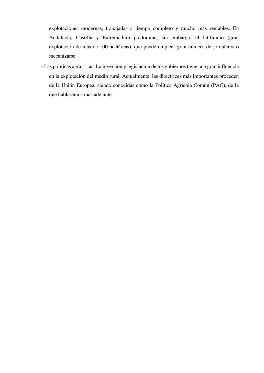 1. ESPACIO RURAL, SECTOR PRIMARIO Y SUS CONDICIONANTES
1.1. ¿Qué es el espacio rural?
Llamamos espacio rural al territorio no urbanizado, qu