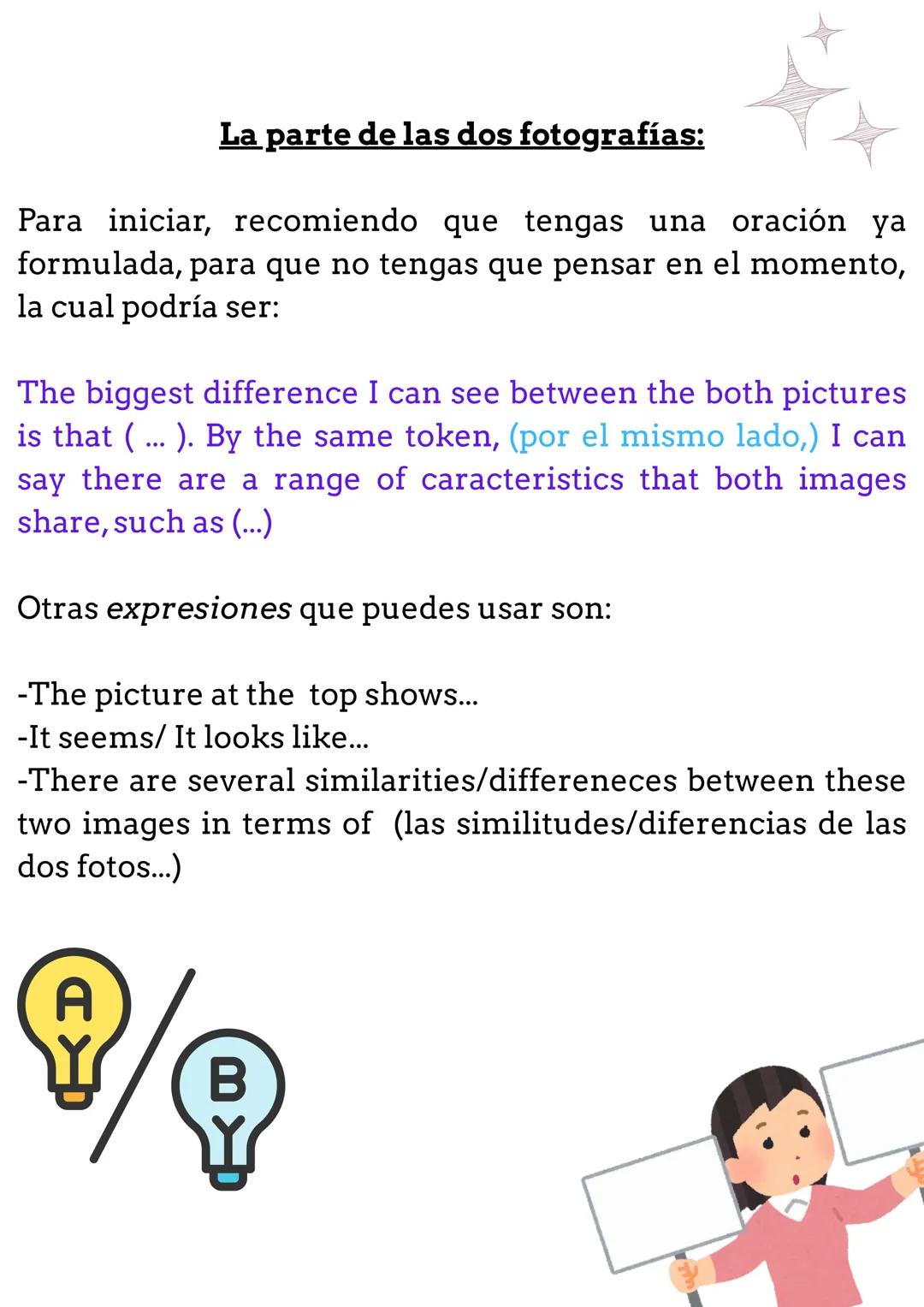 # APUNTES
# INGLÉS
# B1-B2
Expresiones y tips para
aprobar. APUNTES B2 DE INGLÉS----CAMRIDGE
WRITING / SPEAKING
EXPRESIONES ÚTILES PARA DEJA