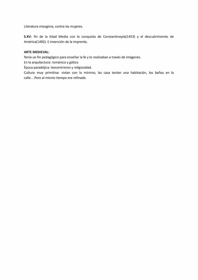 
<h2 id="contextohistrico">Contexto Histórico</h2>
<p>El período de la Edad Media tuvo lugar entre los siglos V y XV, marcado por eventos im