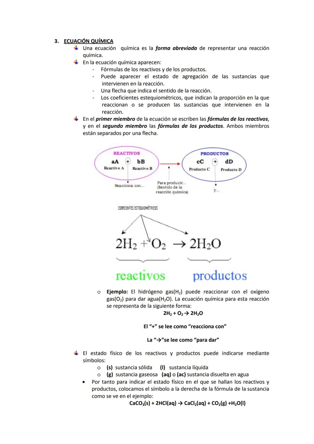 BLOQUE LOS CAMBIOS TEMA: "REACCIONES QUÍMICAS"
1. CAMBIOS FÍSICOS Y CAMBIOS QUÍMICOS
A
+
Reactivos
Energia +
2. REACCIÓN QUÍMICA
C
Los cambi