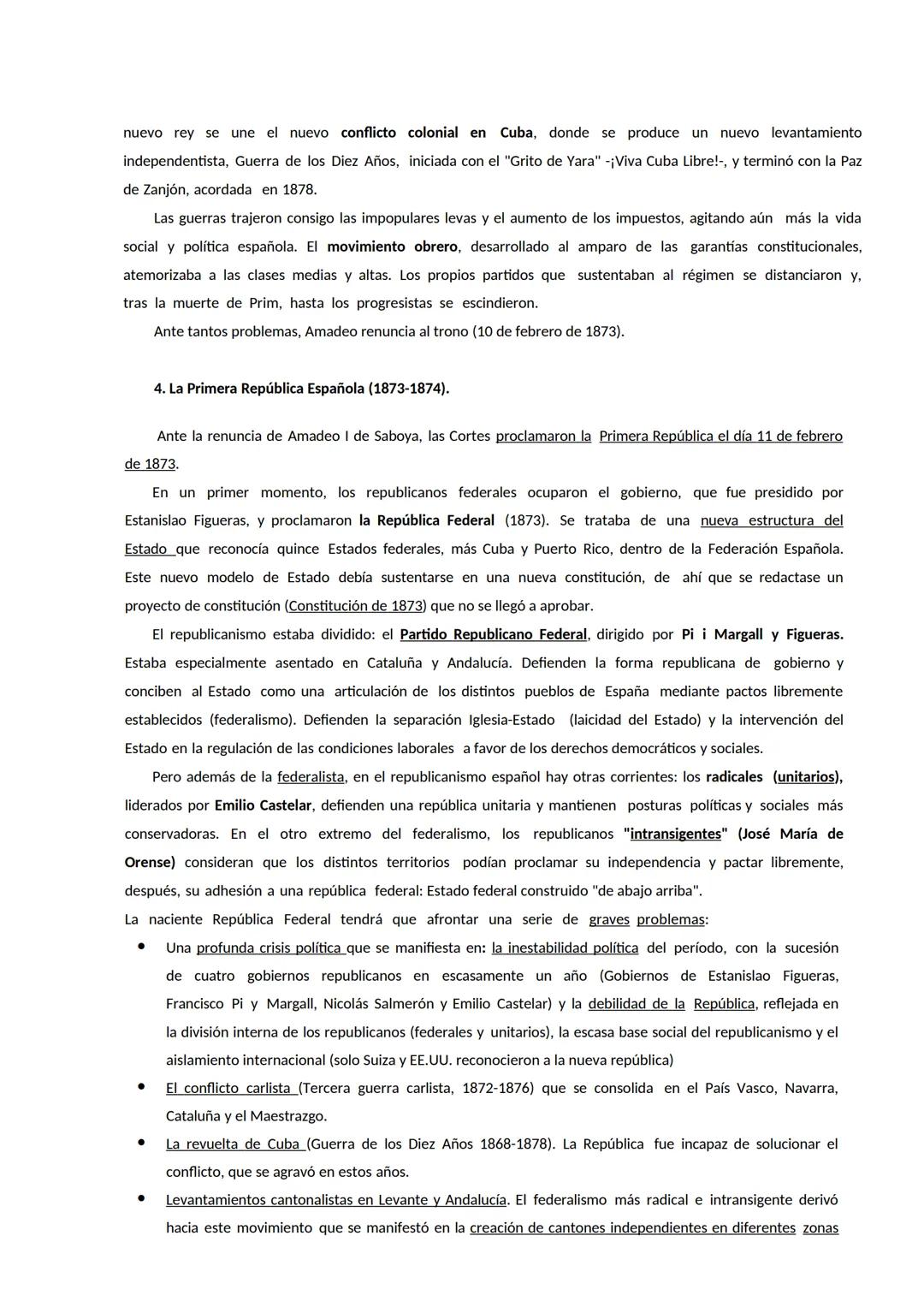 Bloque 6: La conflictiva construcción del Estado Liberal (1833-1874).
TEMA: EL SEXENIO REVOLUCIONARIO (1868-1874): INTENTOS DEMOCRATIZADORES