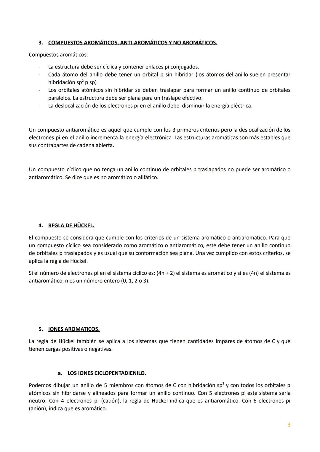 TEMA 4. COMPUESTOS AROMATICOS.
1. ESTRUCTURA Y PROPIEDADES DEL BENCENO.
Kekulé propuso una estructura cíclica para el benceno, con 3 enlaces