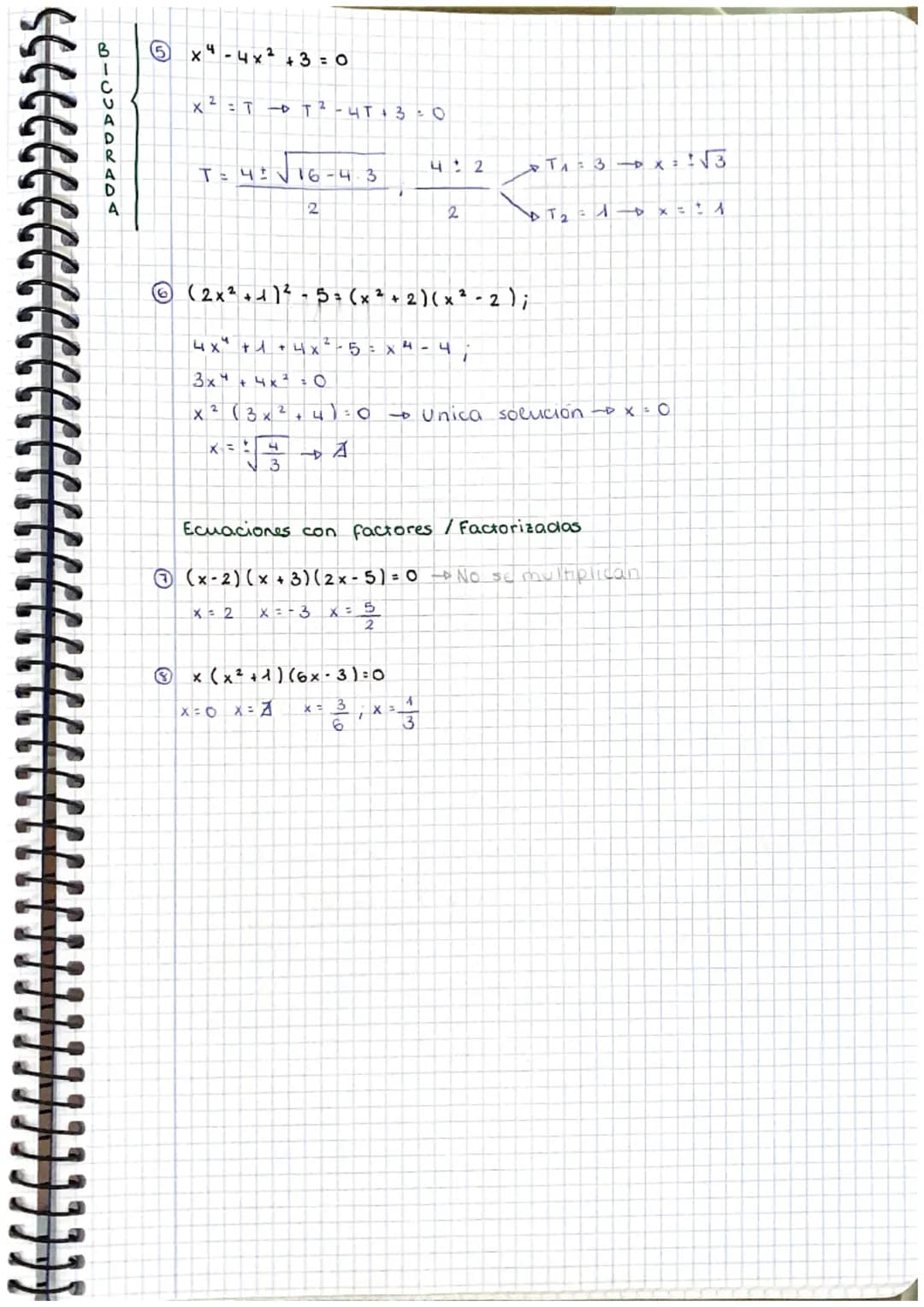 1
(3)
G
3x-2
(4)
6
30x20
Ⓒ (3x + 1) (3x-1) +
18.x 2
ECUACIONES
30 x 24 x +30x-6
X = O
660
18 x² + x3
19 x ²0
2
3
x² + 2
8x
x ² x=0
4x + 1
2

