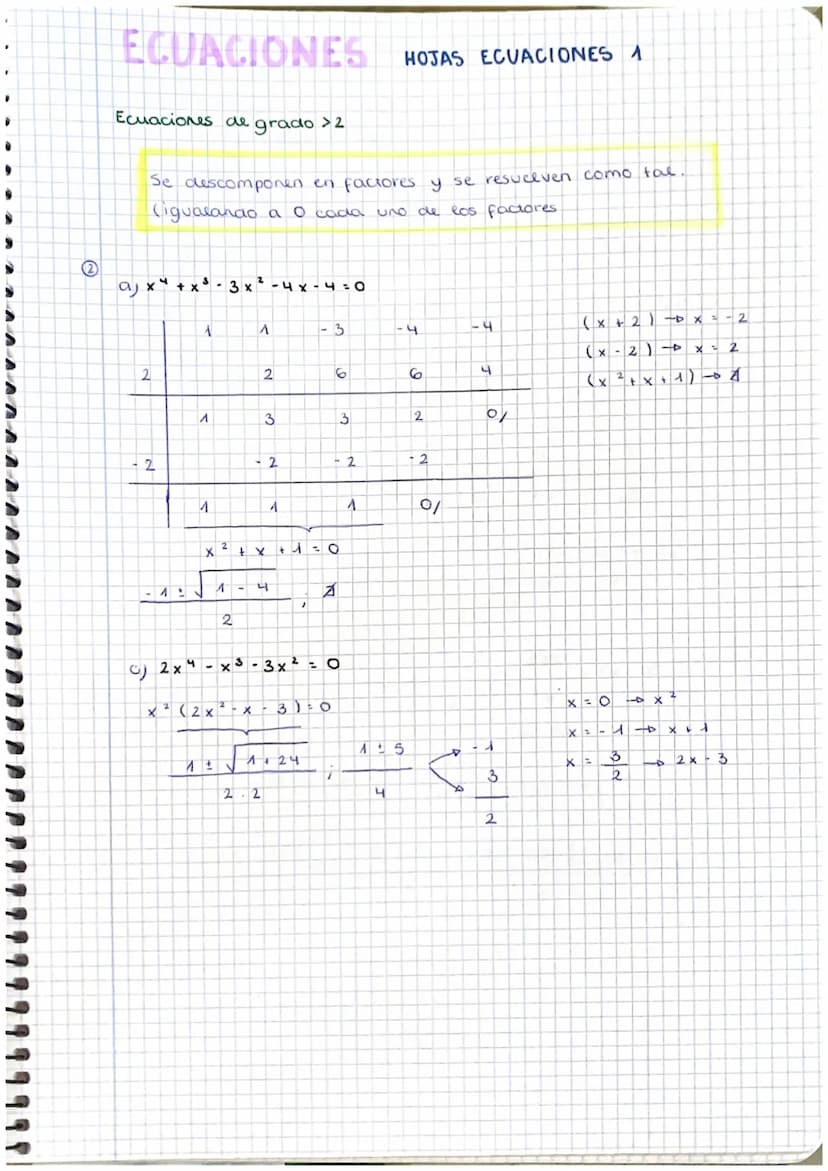 1
(3)
G
3x-2
(4)
6
30x20
Ⓒ (3x + 1) (3x-1) +
18.x 2
ECUACIONES
30 x 24 x +30x-6
X = O
660
18 x² + x3
19 x ²0
2
3
x² + 2
8x
x ² x=0
4x + 1
2
