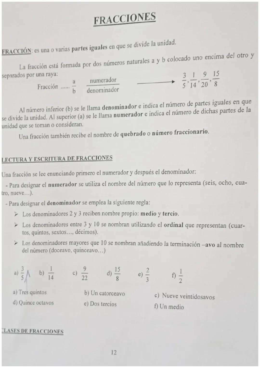 Cómo se leen las fracciones del 1 al 100: Ejemplos y Ejercicios