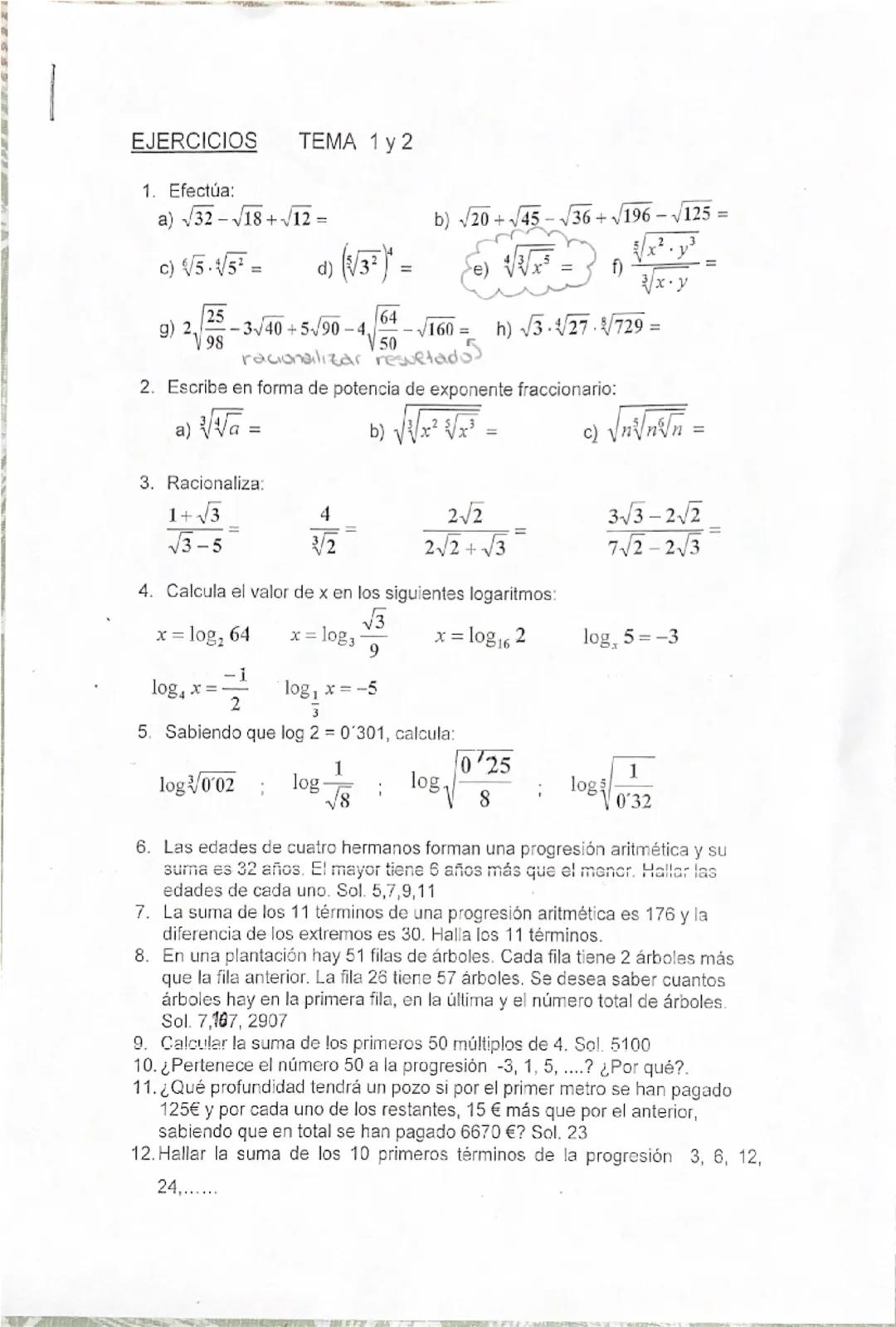 Resumen tema 1
NOMBRES REALS #2
Q 4'5 7.3
71-27
-2
I
N-naturals: 1,2,3,4.5....
6
2 → enters: 1.-1.2,-2,3.-3...
IN √64 5
√√√3
Q→ racionals: d
