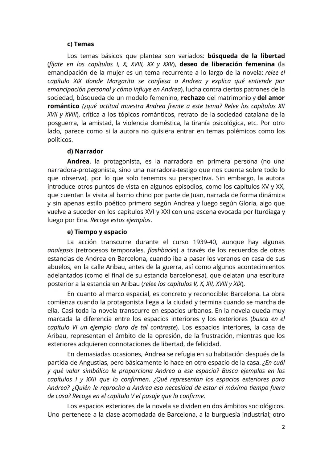 Guía de lectura
NADA, CARMEN LAFORET
1. INTRODUCCIÓN
Nada es una novela de fuerte componente autobiográfico escrita en 1944 y
que obtuvo el 