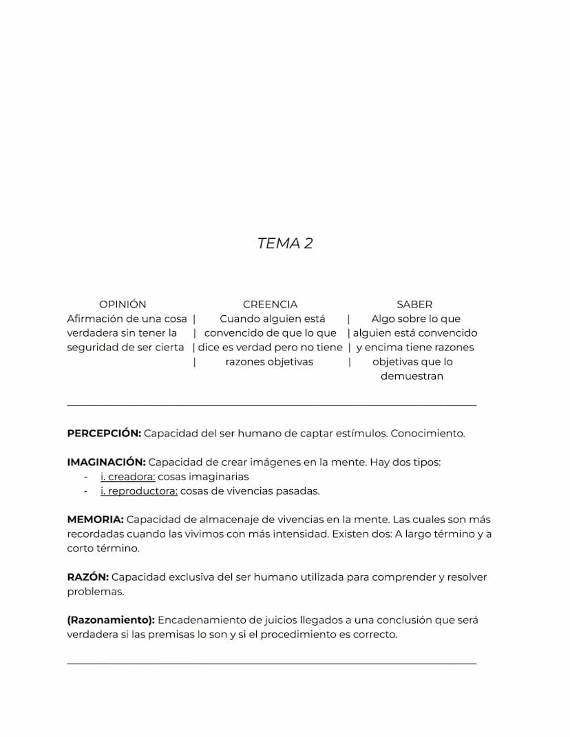 TEMA 1- EL SABER FILOSÓFICO
Saber filosófico y sus características:
FILOSOFÍA= filo (amor) y sofía (sabiduría)
La duda, sorpresa y admiració