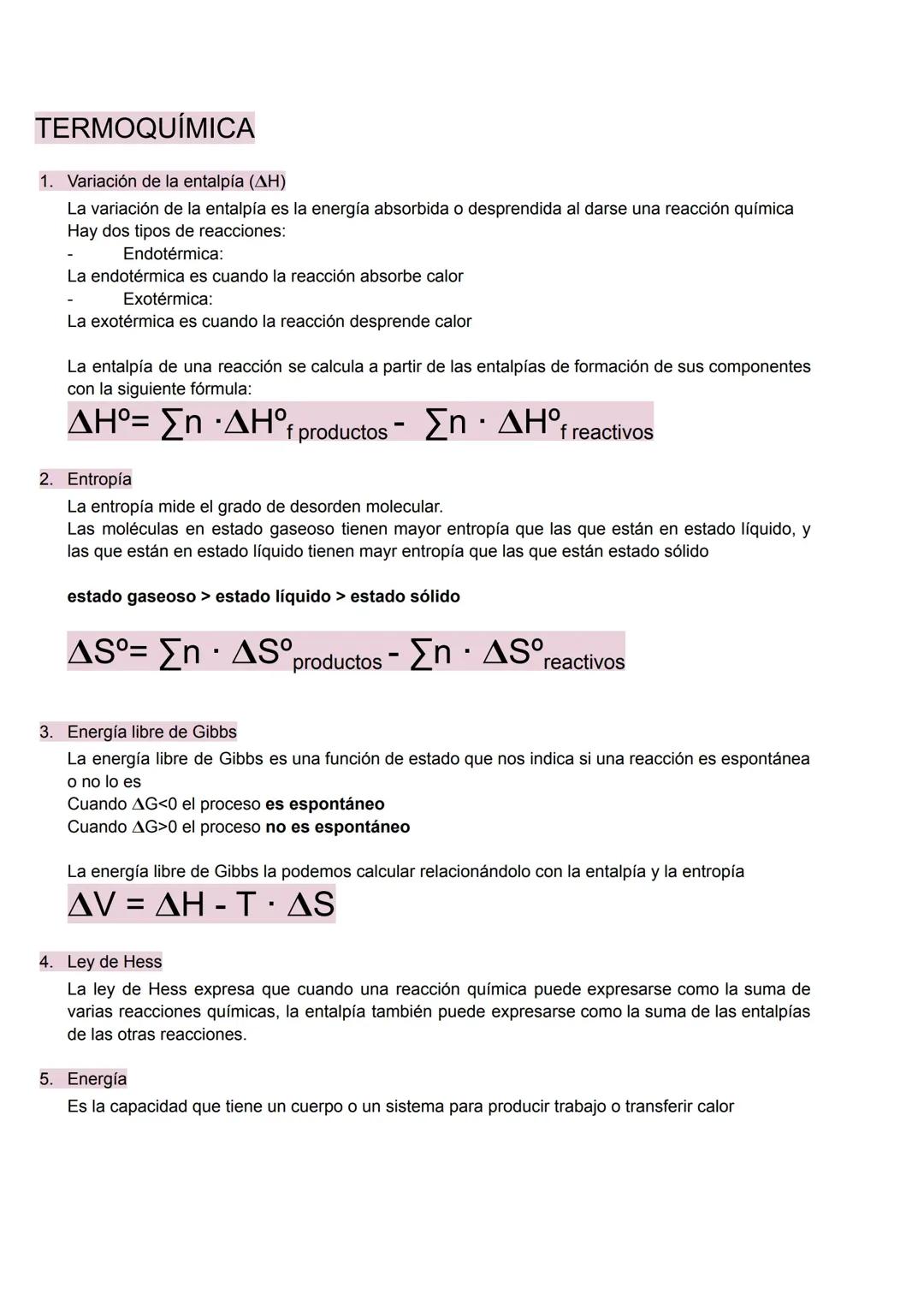 ¿Qué es la variación de la entalpía endotérmica y exotérmica? Aprende a calcular la energía libre de Gibbs con la ley de Hess