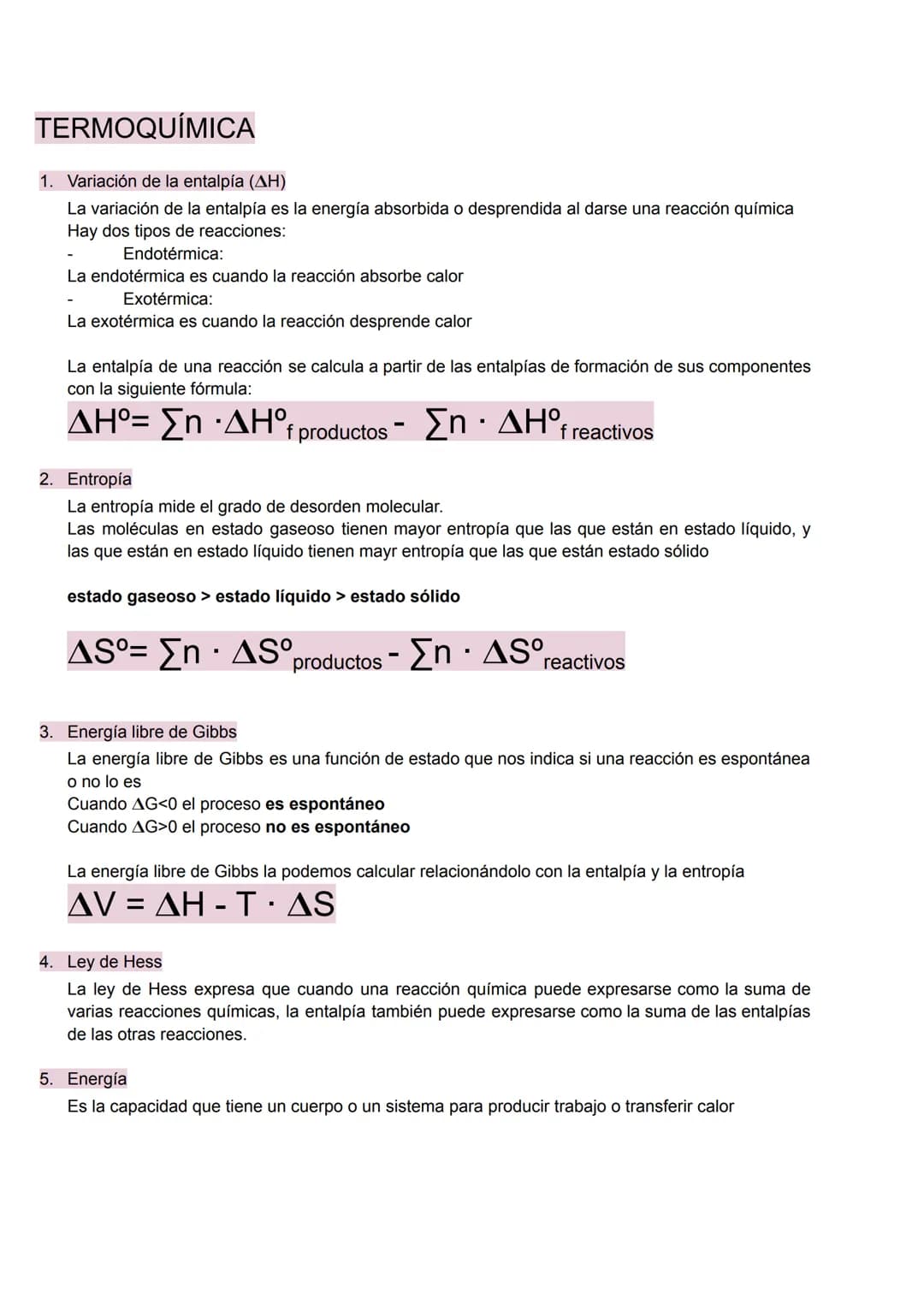TERMOQUÍMICA
1. Variación de la entalpía (AH)
La variación de la entalpía es la energía absorbida o desprendida al darse una reacción químic