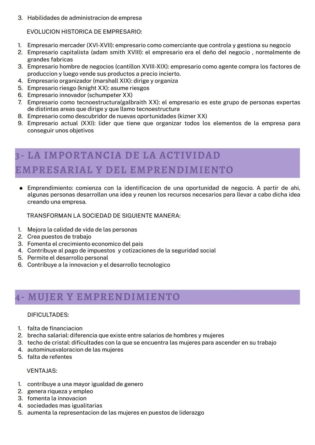 ECONOMIA
TEMA 1: emprendedor y innovacion
1- EL EMPRENDEDOR
• Emprendedor: persona que tiene la capacidad de identificar una oportunidad de 