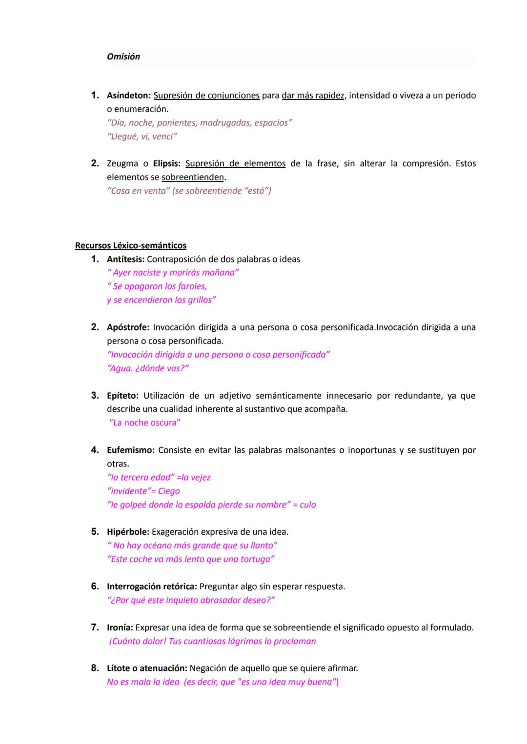 FIGURAS RETÓRICAS
Las figuras retóricas o recursos estilísticos
literarios consisten en una desviación del uso
normal del lenguaje para logr