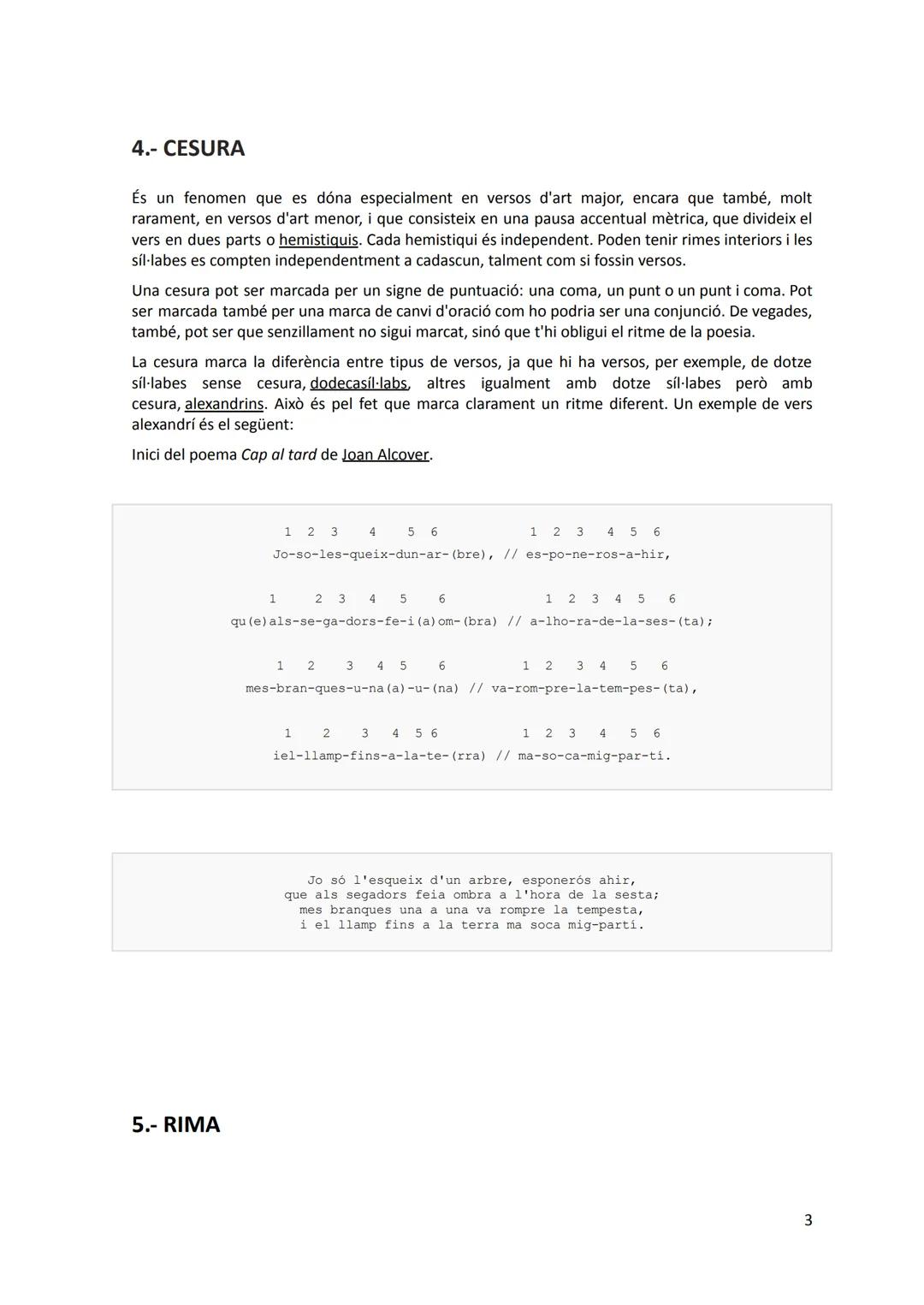 # MÈTRICA CATALANA

1.- EL VERS

Un vers són una sèrie de mots escrits en una sola línia que es poden mesurar segons els accents
tònics i le