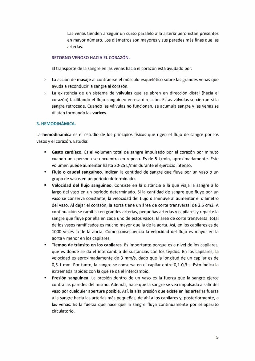 TEMA 13. FÍSICA DE LA SANGRE Y SISTEMA CIRCULATORIO
1. SISTEMA CARDIOVASCULAR.
El sistema cardiovascular está formado por el corazón, los va