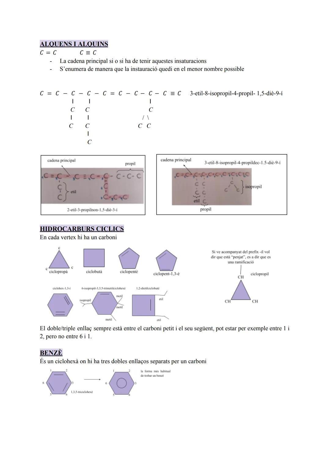 Laia Alcaraz de la Torre

QUÍMICA

1r de Batxillerat A

TEMA 0.2, FORMULACIÓ I NOMENCLATURA ORGÀNICA

Són hidrocarburs, per tant només tenen
