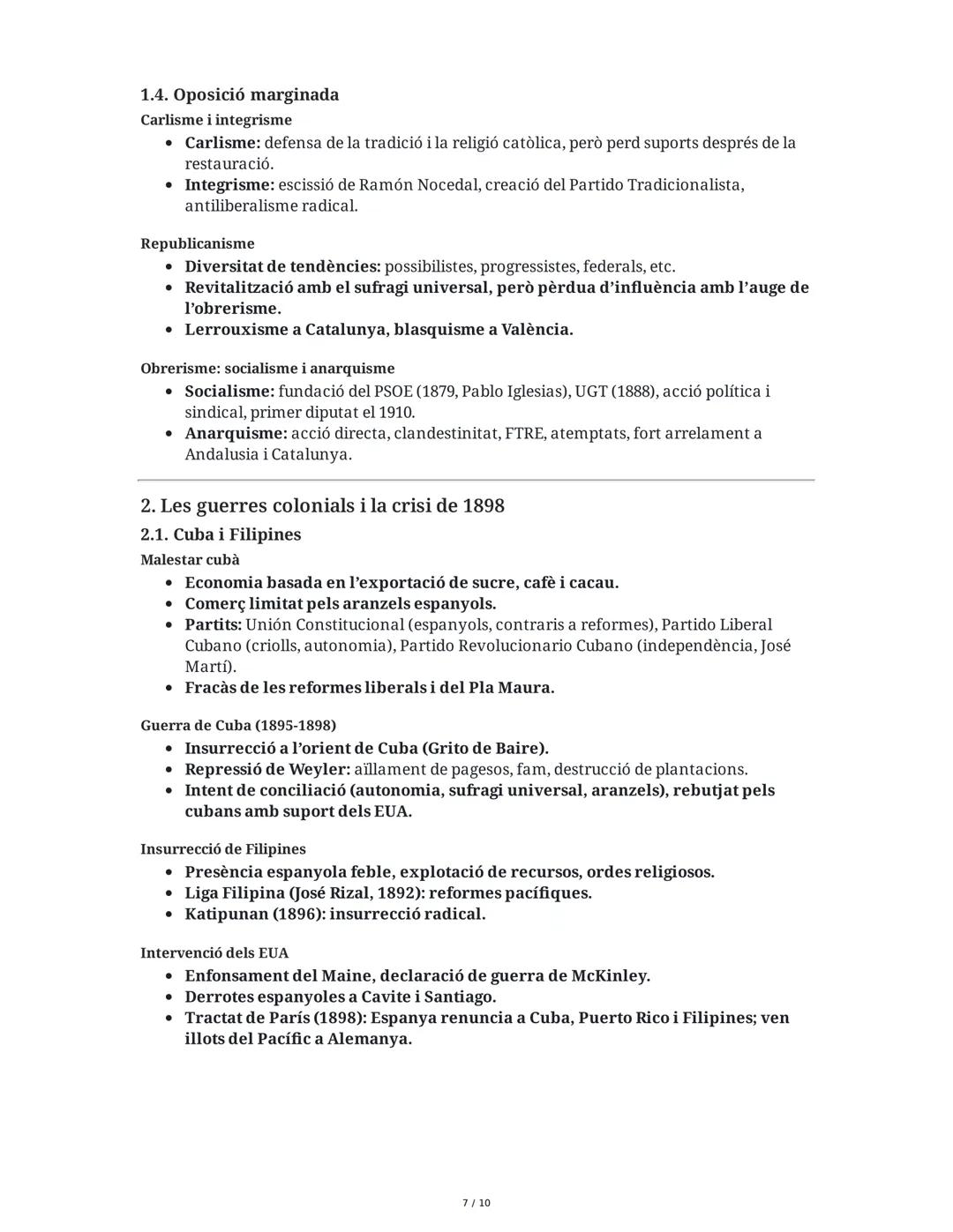 # Història de la Restauració i el Catalanisme (1875-1902)

## Introducció

Aquest resum abasta dos grans blocs temàtics fonamentals per ente
